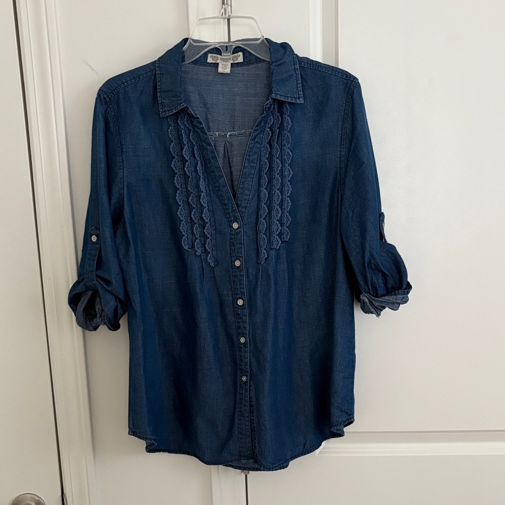 Vintage America Blue Denim Shirt